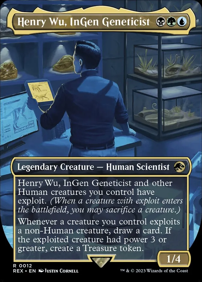 Henry Wu, InGen Geneticist Front Face