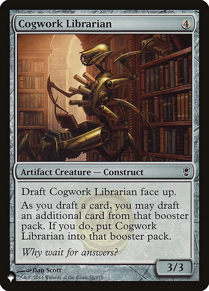 Cogwork Librarian Front Face