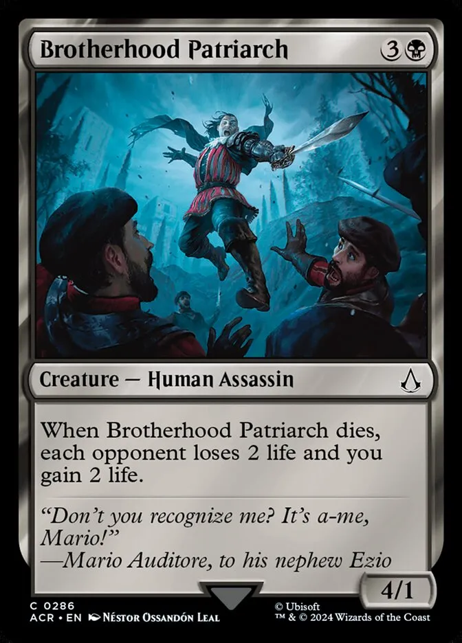 Brotherhood Patriarch Front Face