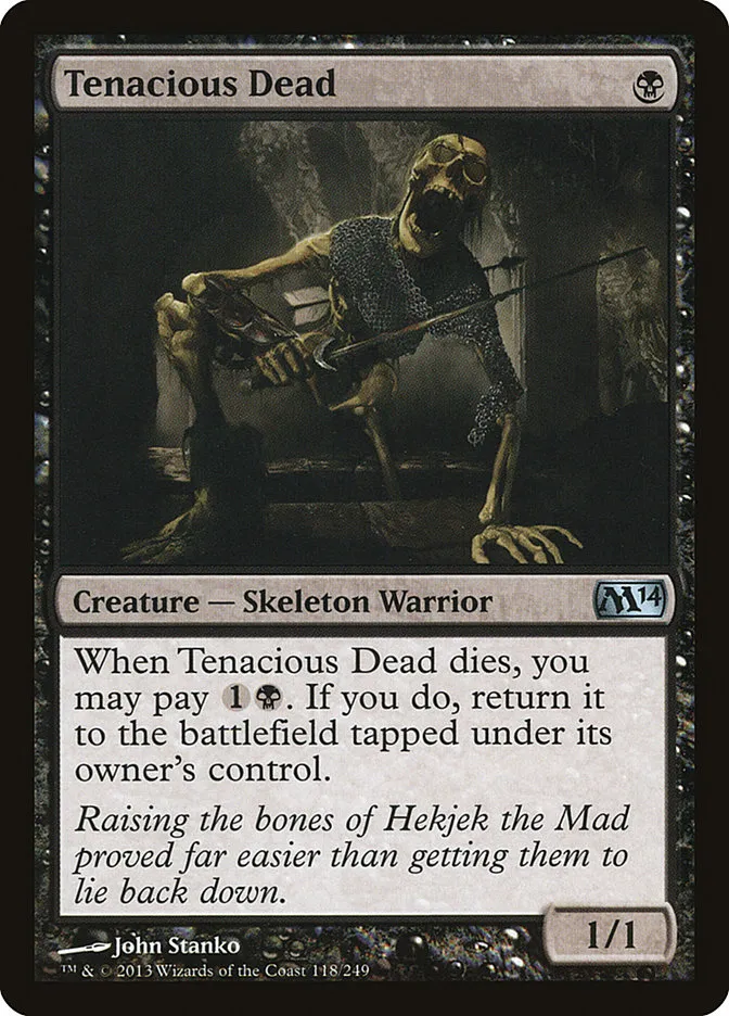 Tenacious Dead Front Face
