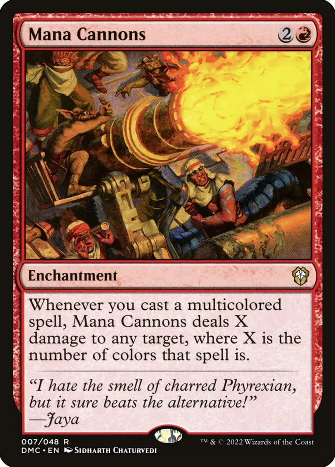 Mana Cannons Front Face