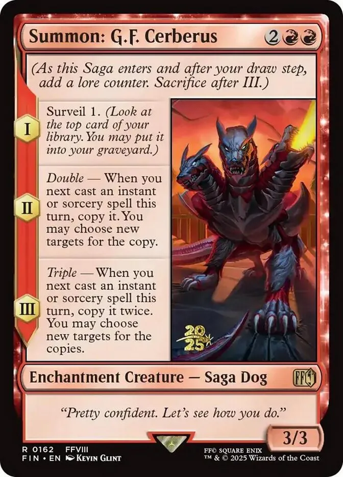 Summon: G.F. Cerberus Front Face