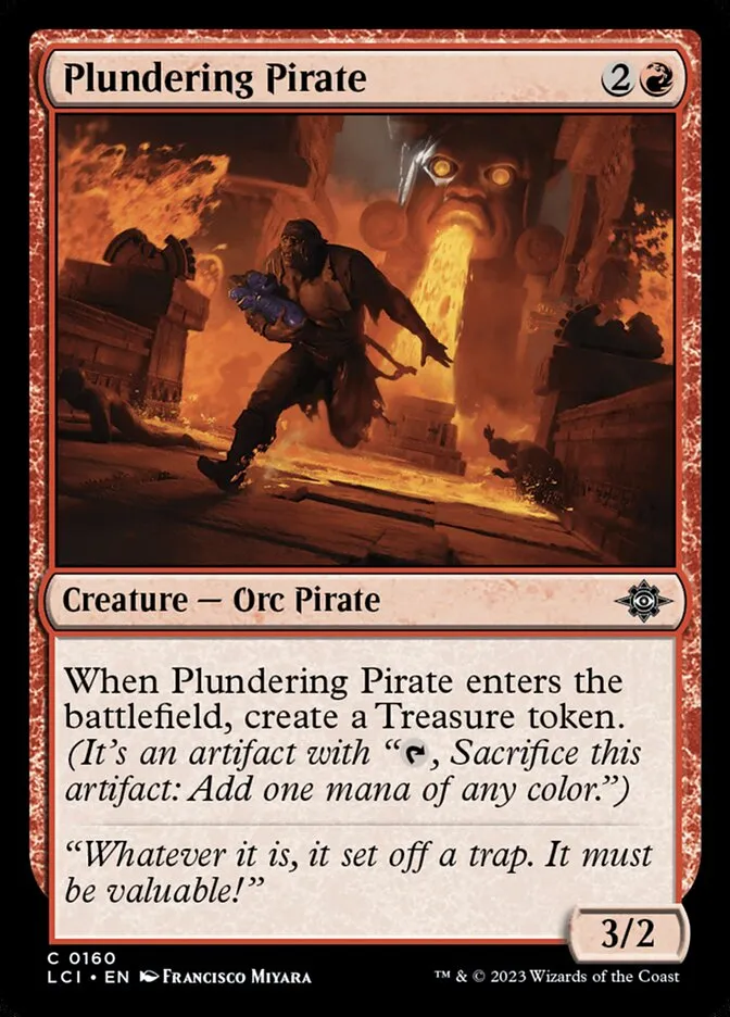 Plundering Pirate Front Face