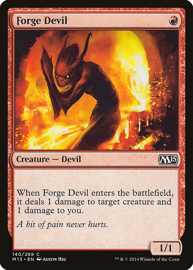 Forge Devil Front Face