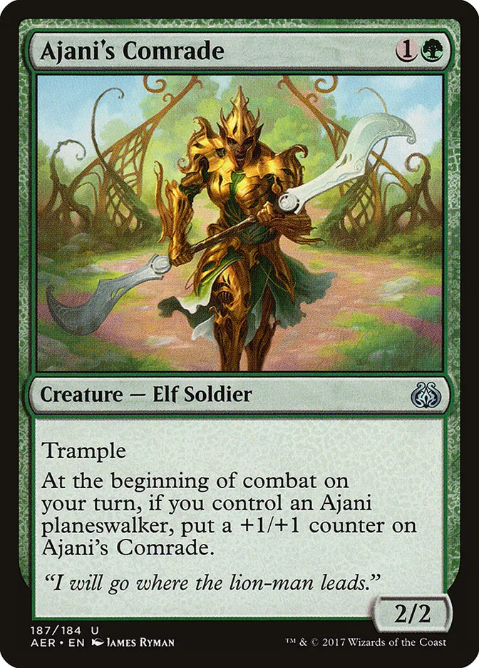 Ajani's Comrade Front Face
