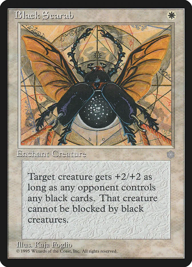 Black Scarab Front Face