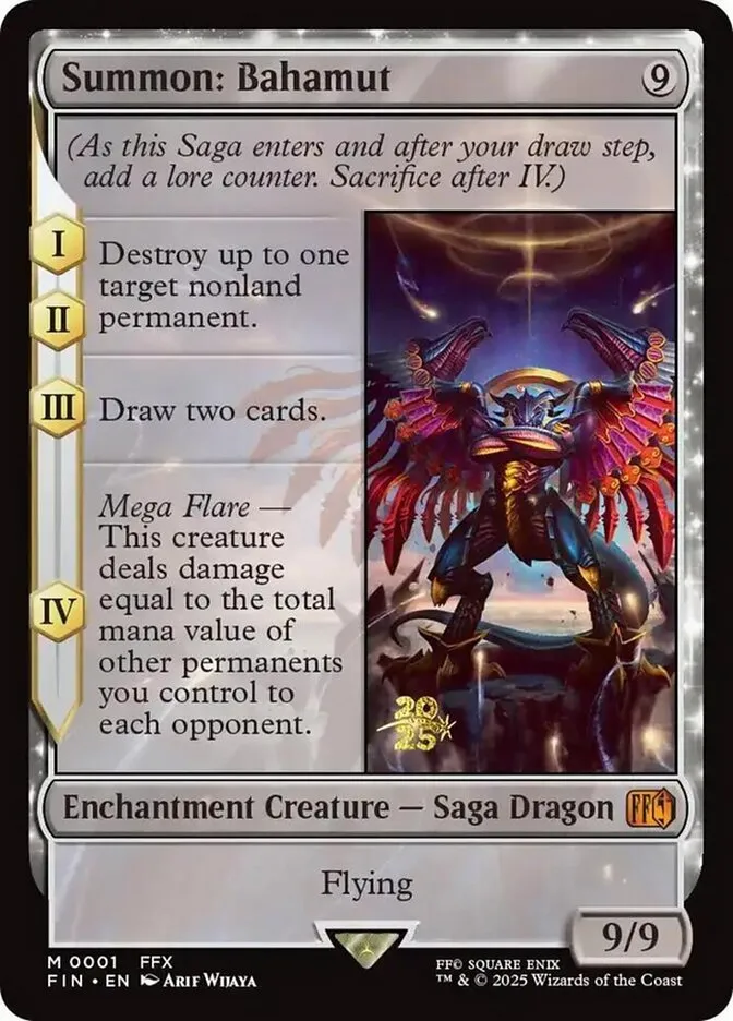 Summon: Bahamut Front Face