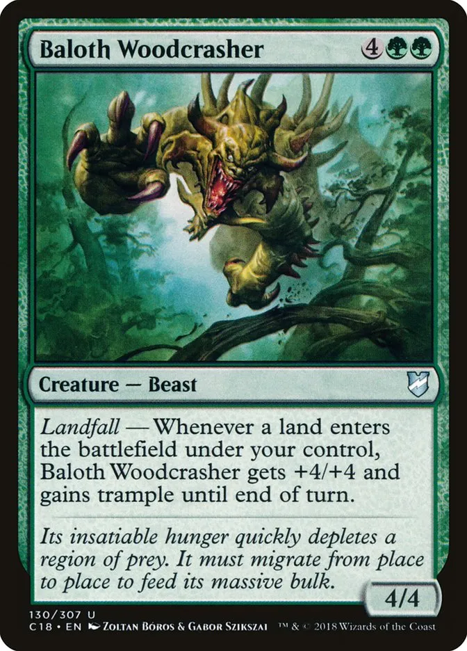 Baloth Woodcrasher Front Face