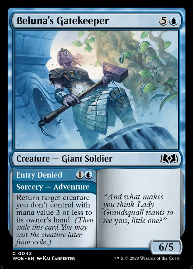 Beluna's Gatekeeper // Entry Denied Front Face