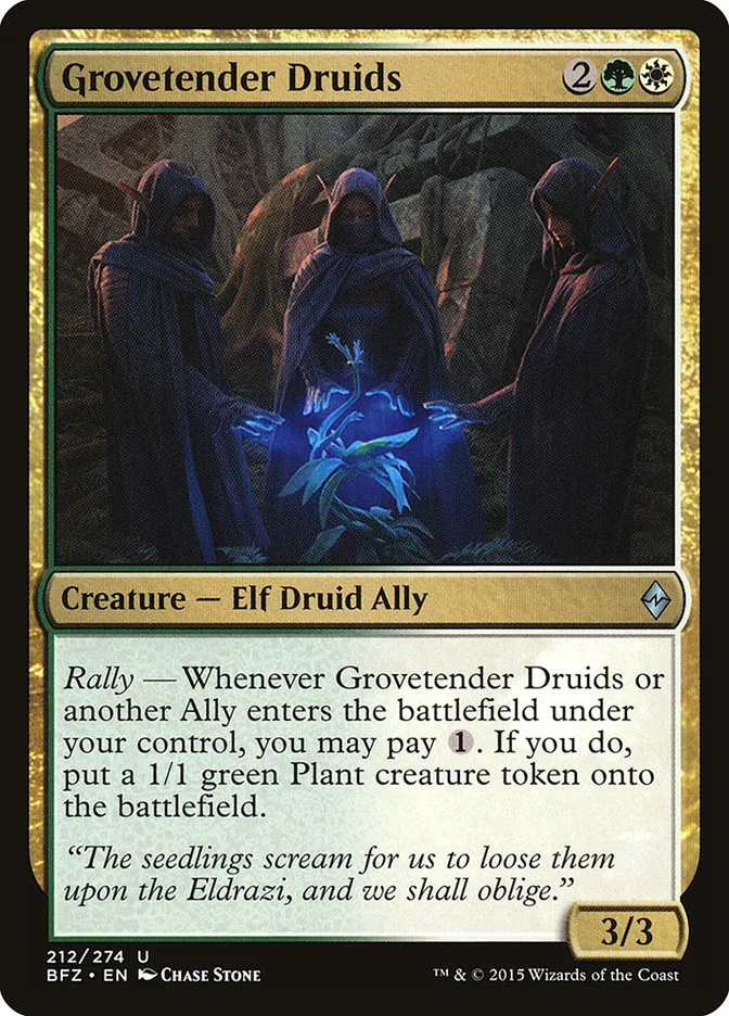Grovetender Druids Front Face