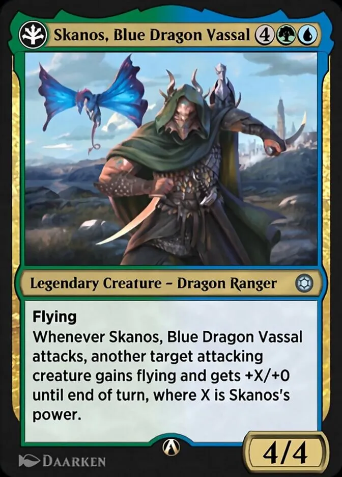Skanos, Blue Dragon Vassal Front Face