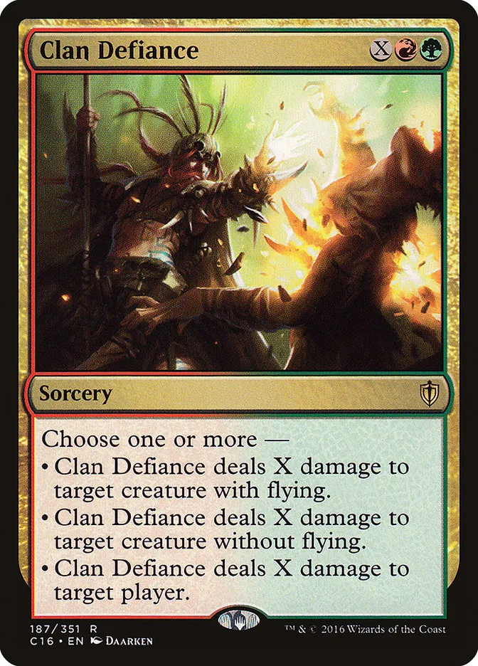 Clan Defiance Front Face