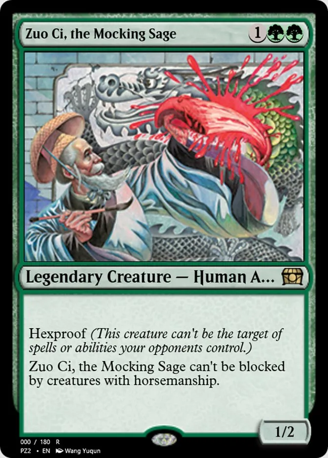 Zuo Ci, the Mocking Sage Front Face