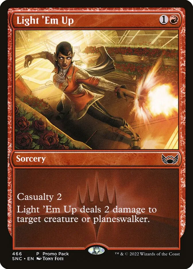 Light 'Em Up Front Face