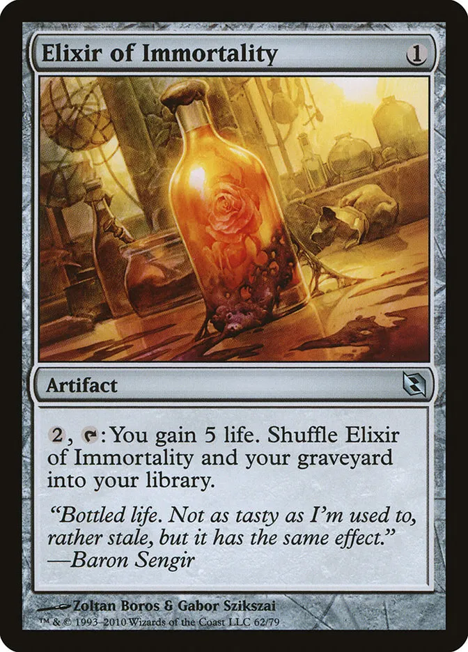 Elixir of Immortality Front Face