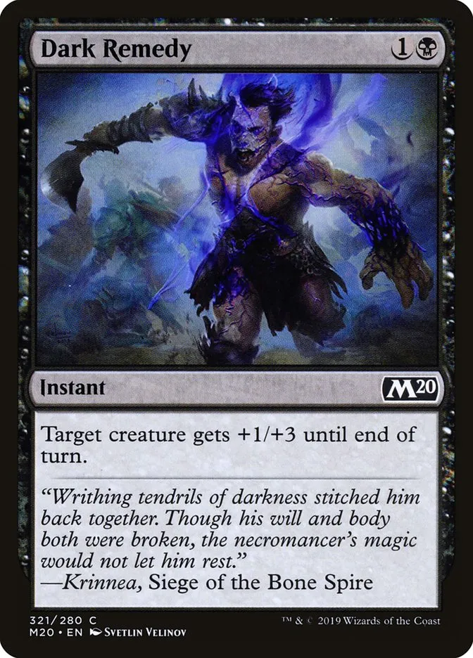 Dark Remedy Front Face