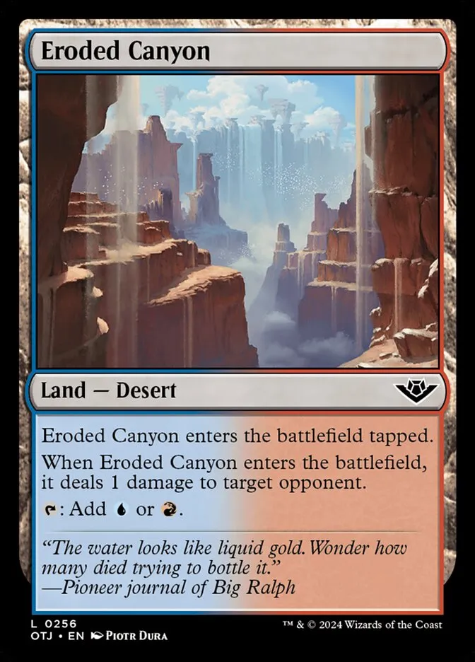Eroded Canyon Front Face