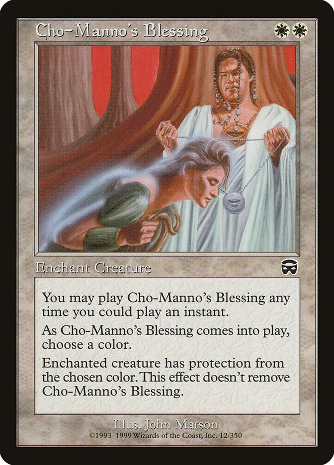 Cho-Manno's Blessing Front Face