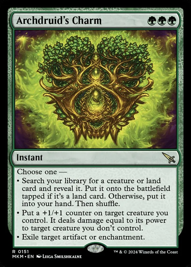 Archdruid's Charm Front Face