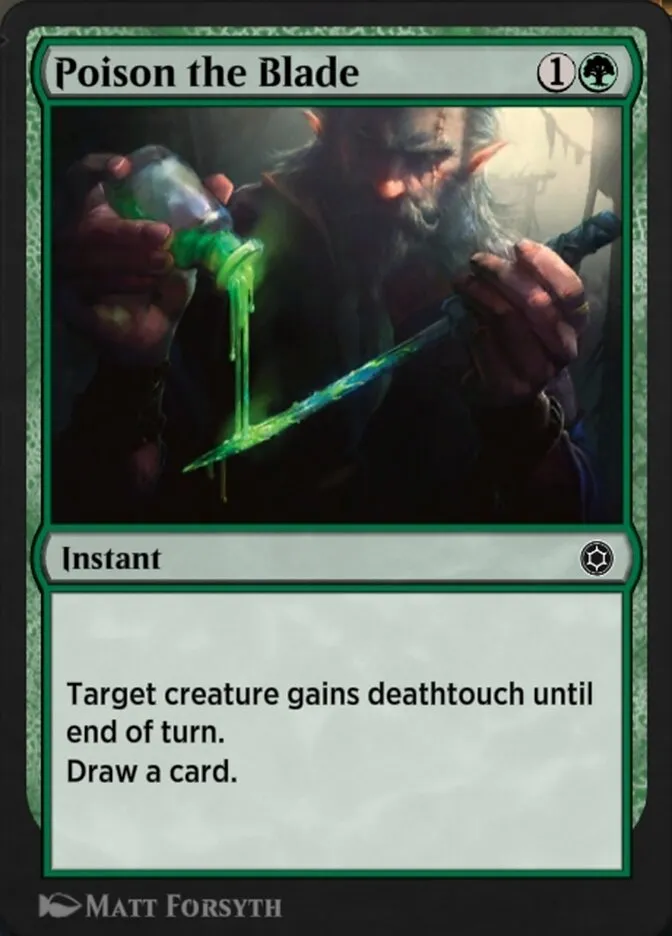 Poison the Blade Front Face