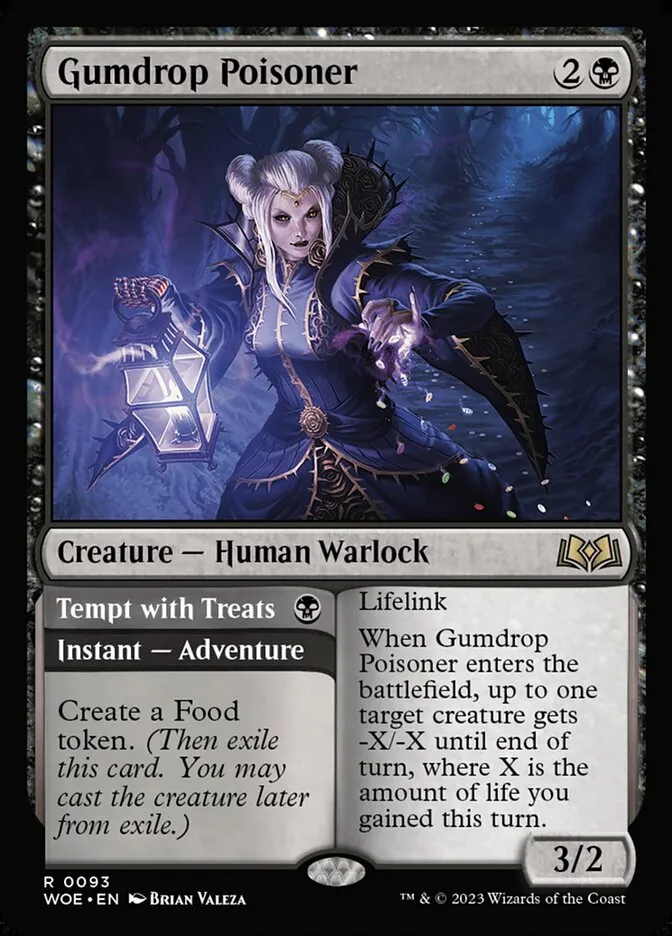 Gumdrop Poisoner // Tempt with Treats Front Face