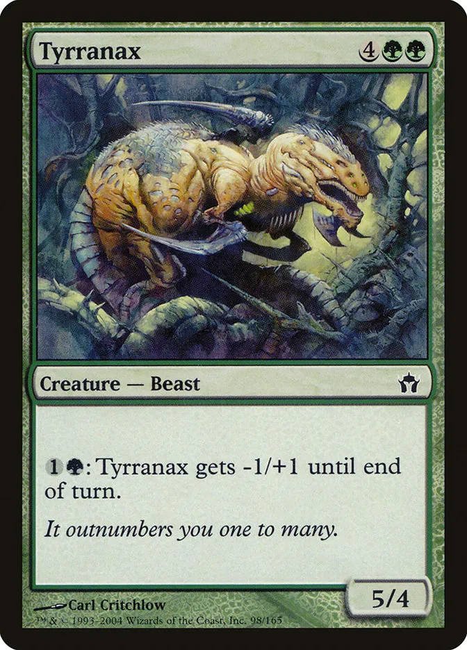 Tyrranax Front Face