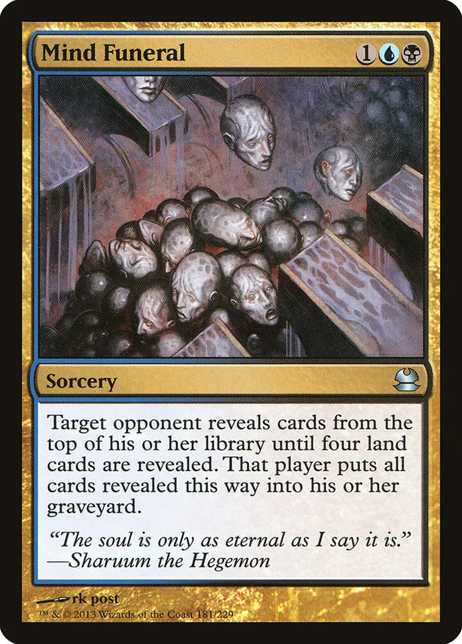 Mind Funeral Front Face