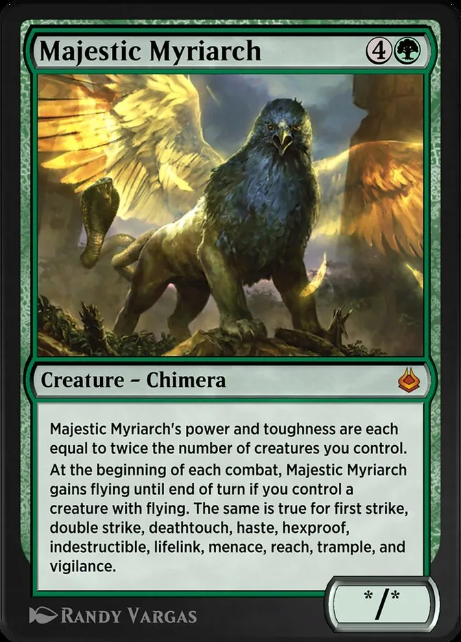Majestic Myriarch Front Face