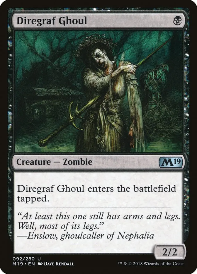 Diregraf Ghoul Front Face