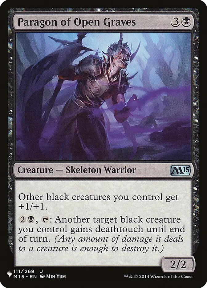 Paragon of Open Graves Front Face