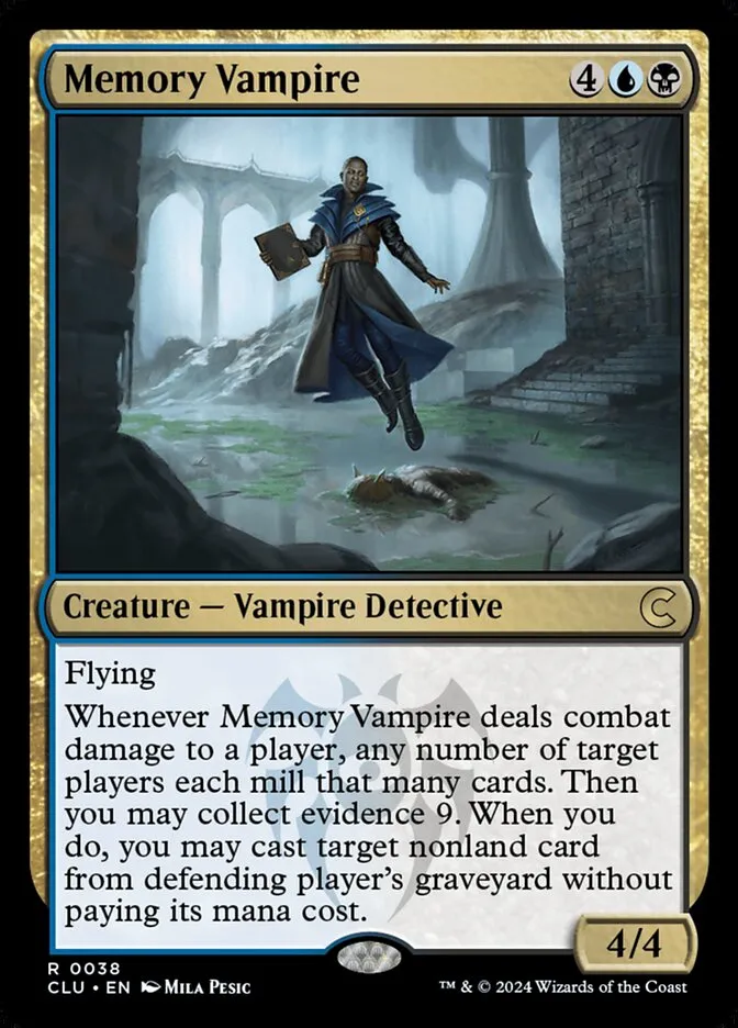 Memory Vampire Front Face