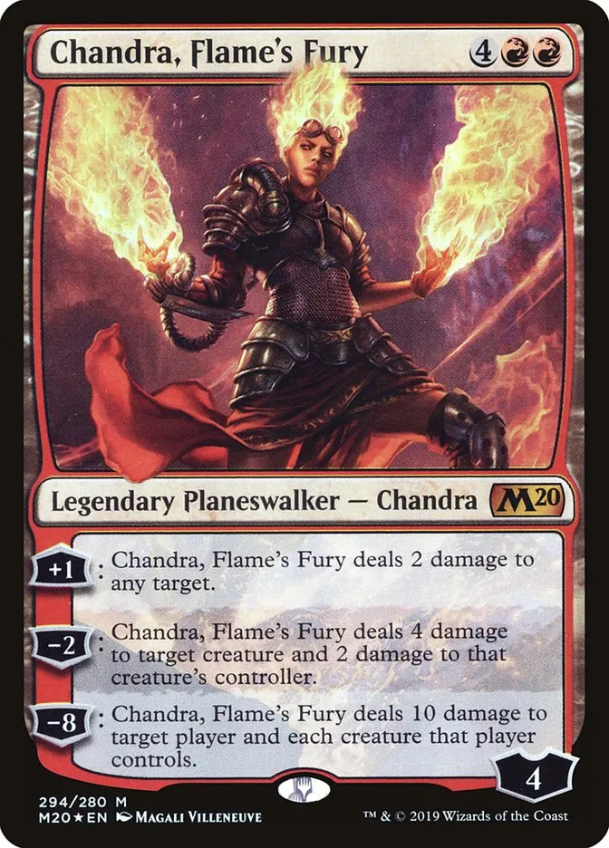 Chandra, Flame's Fury Front Face