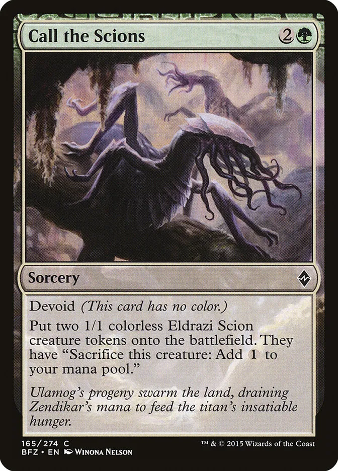 Call the Scions Front Face