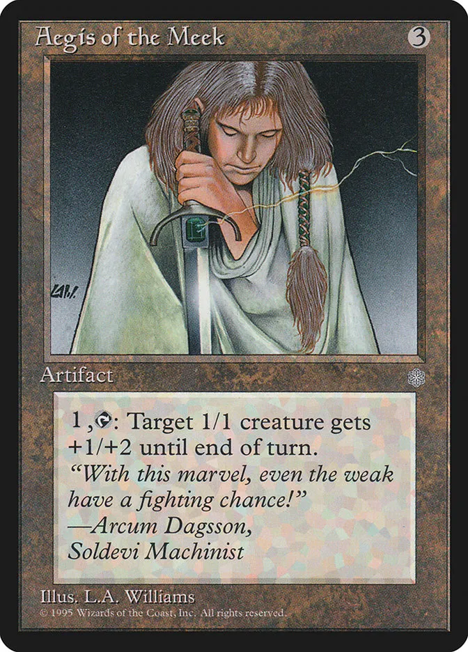 Aegis of the Meek Front Face