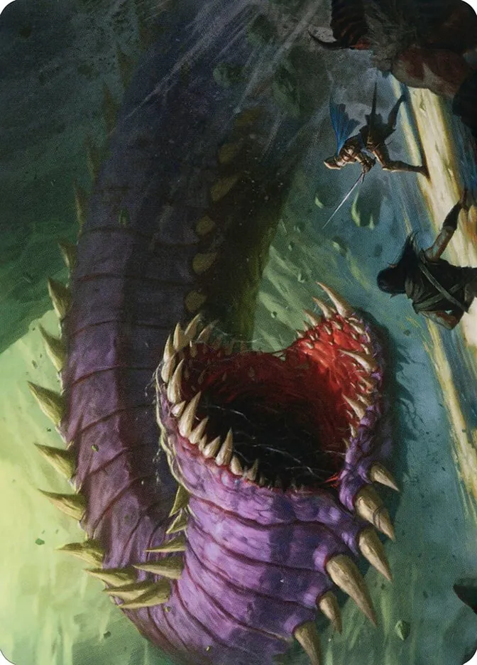 Purple Worm // Purple Worm Front Face