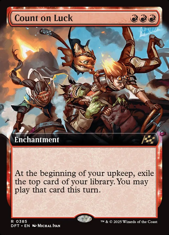 Count on Luck Front Face