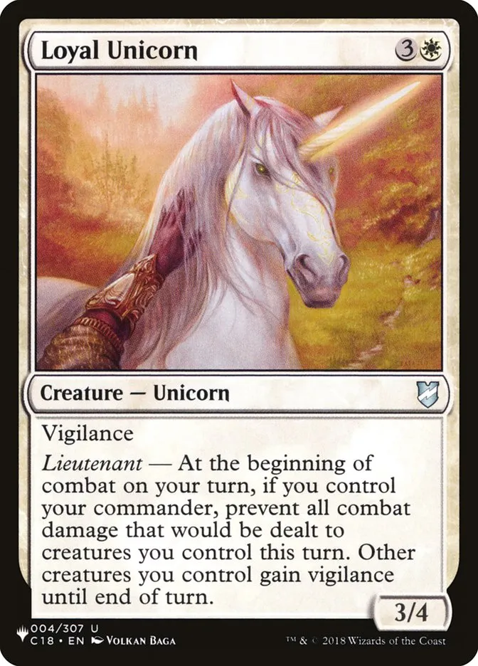 Loyal Unicorn Front Face