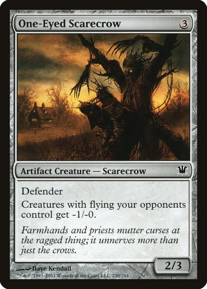 One-Eyed Scarecrow Front Face