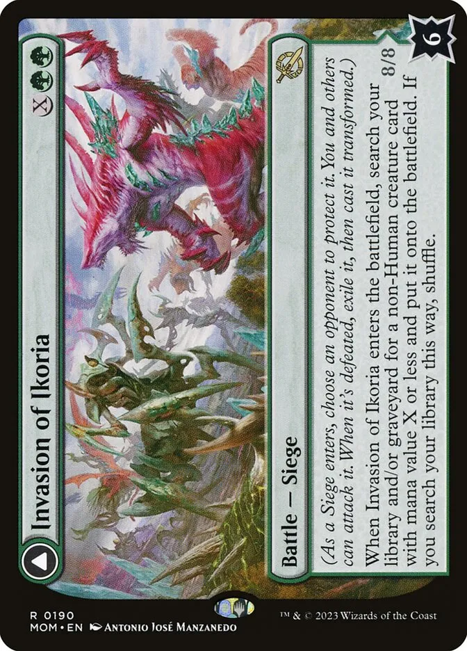 Invasion of Ikoria // Zilortha, Apex of Ikoria Front Face