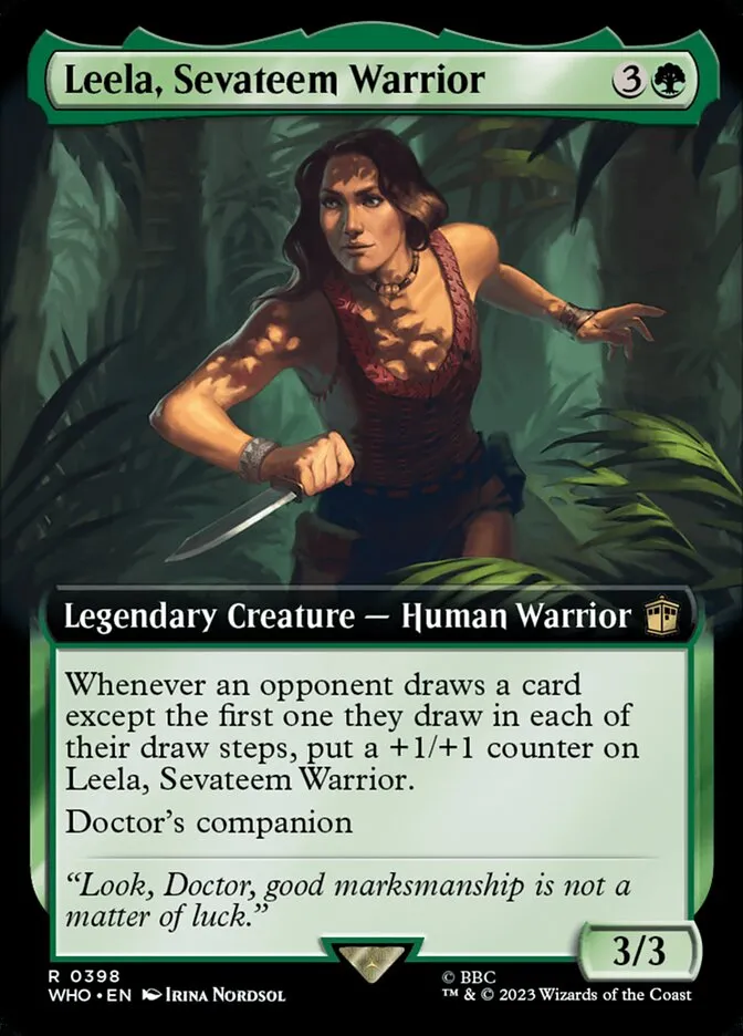 Leela, Sevateem Warrior Front Face