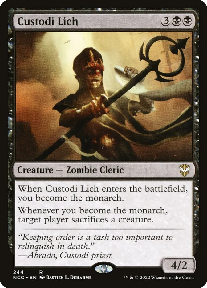 Custodi Lich Front Face