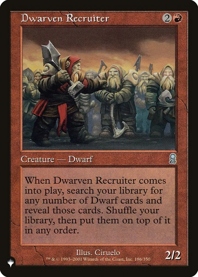 Dwarven Recruiter Front Face