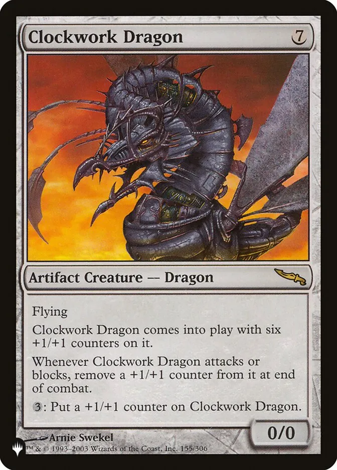 Clockwork Dragon Front Face