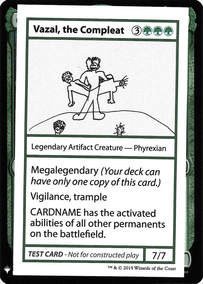 Vazal, the Compleat Front Face
