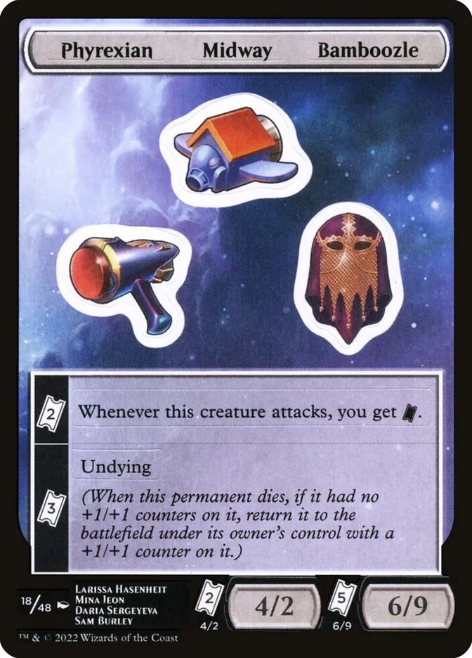 Phyrexian Midway Bamboozle Front Face