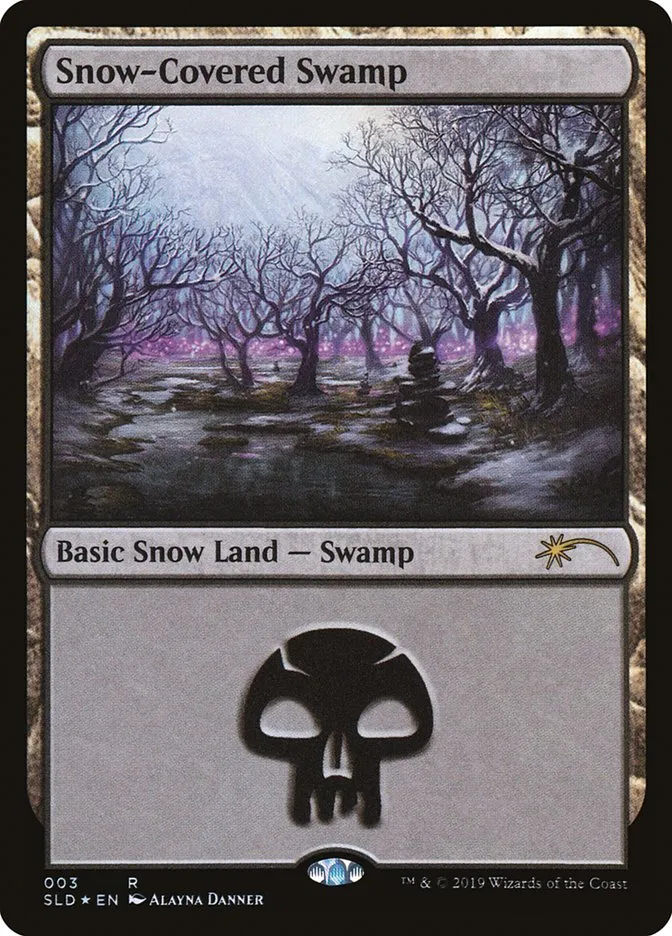 Snow-Covered Swamp Front Face