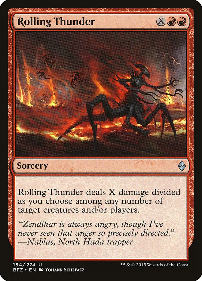 Rolling Thunder Front Face