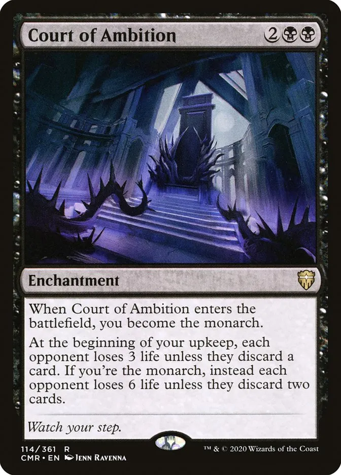 Court of Ambition Front Face