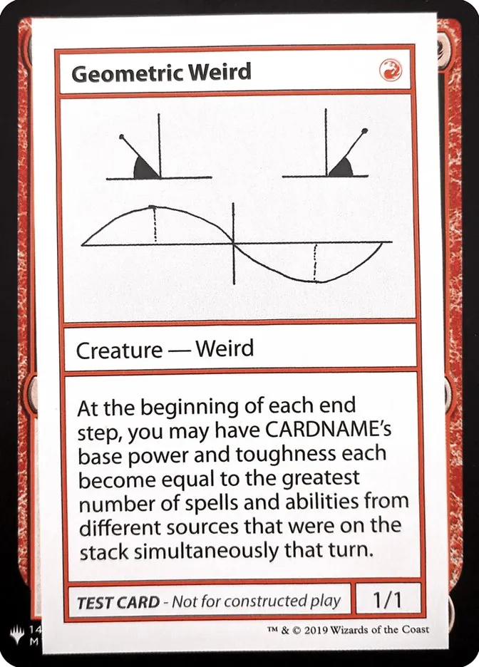 Geometric Weird Front Face