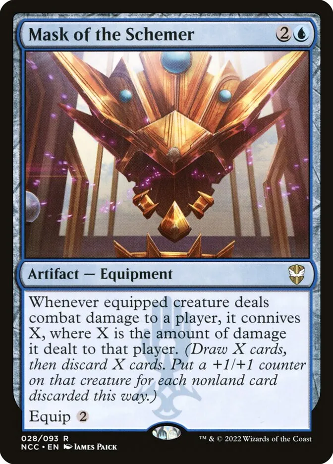 Mask of the Schemer Front Face